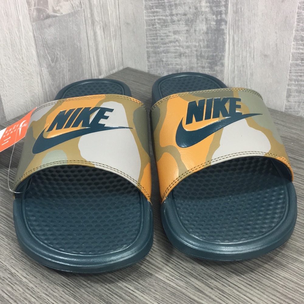 Nike Benassi JDI Print midnight spruce - Picture 2 of 8